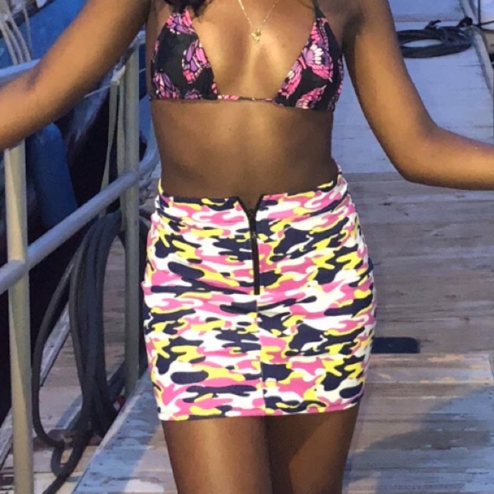 Camo skirt